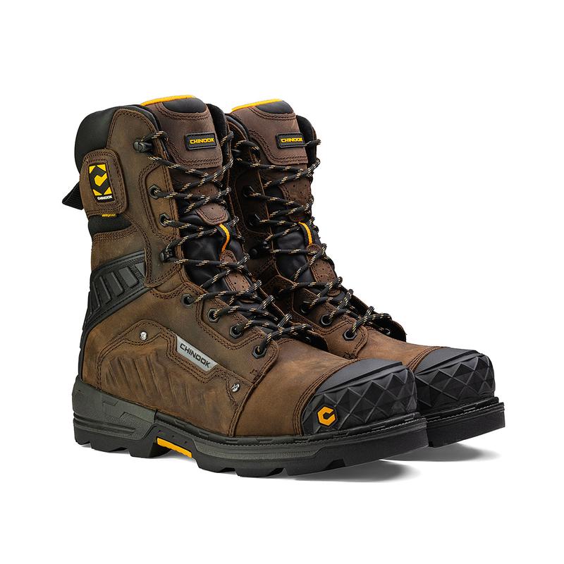 Scorpion 9” Comp Toe Men’s Waterproof Work Boot - Brown