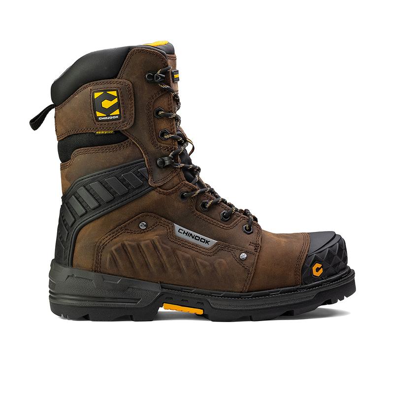 Scorpion 9” Comp Toe Men’s Waterproof Work Boot - Brown