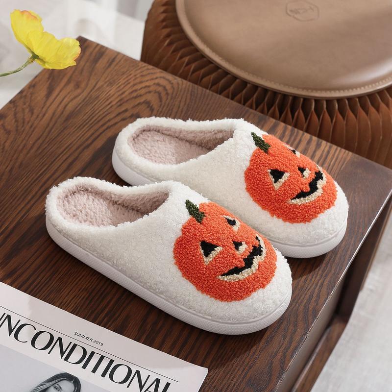 Cotton Slippers Women and Men, Cute Cotton Animals House Shoes Fluffy Plush Slippers for Girls Indoor Living Room Bedroom Footwear Walking Shoes