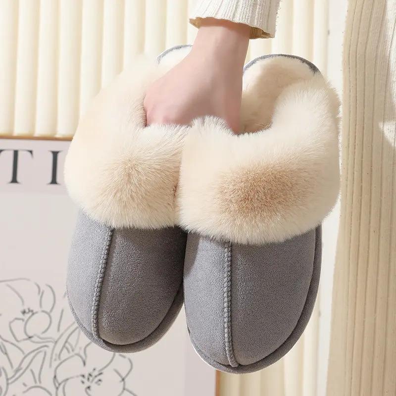 Cozy Faux Fur Lined Slippers for Winter – Warm, Comfy, and Stylish Slippers