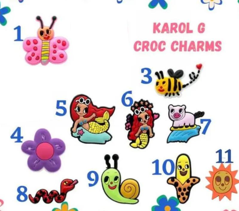 Karol G Croc Charms