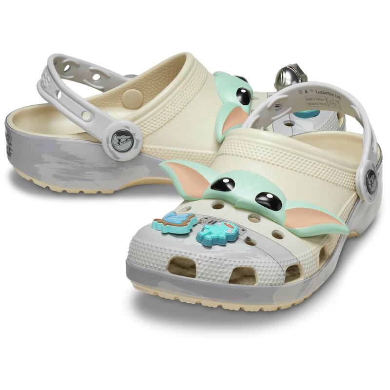 Crocs Unisex Adult Star Wars Grogu Classic Clogs with Jibbitz Shoe Charms