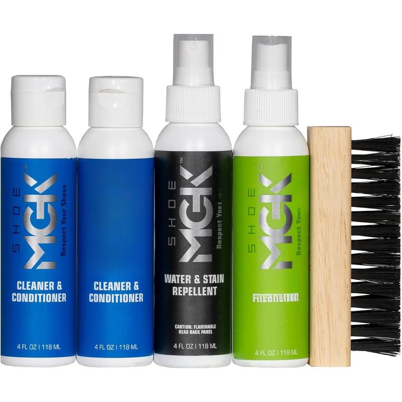 Complete Kit:  Cleaner,  Care, Water & Stain Protection - Revitalize, Shield, and Freshen Sneakers, Leather, and Dress s with Deodorizer