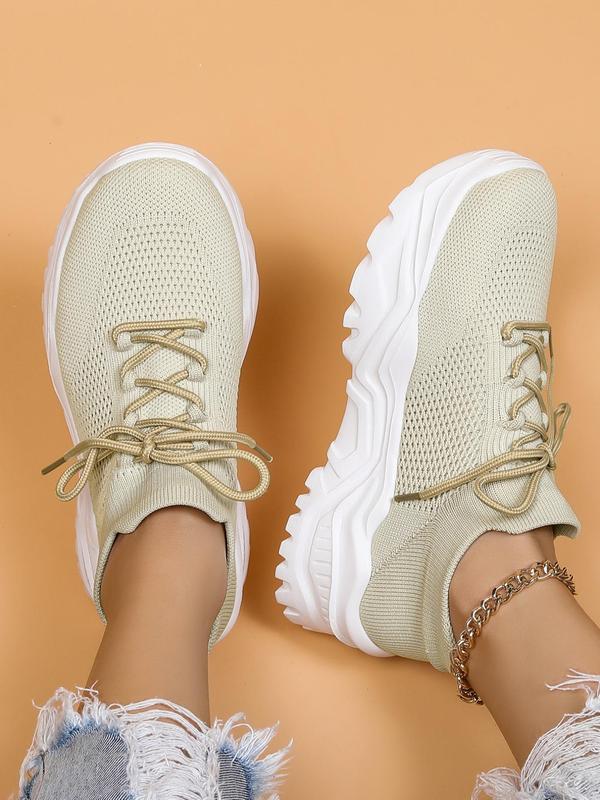 Summer Lace Up Low Top Sneakers, Lightweight Sports Shoes, Comfortable Sports Running  Fall Shoes Designer Shoes for Gym Exercise & Daily, Walking Casual Sports Shoes, Foot Wear, Fall Outfits, Fall Freshness, for Fall Fall Outfits