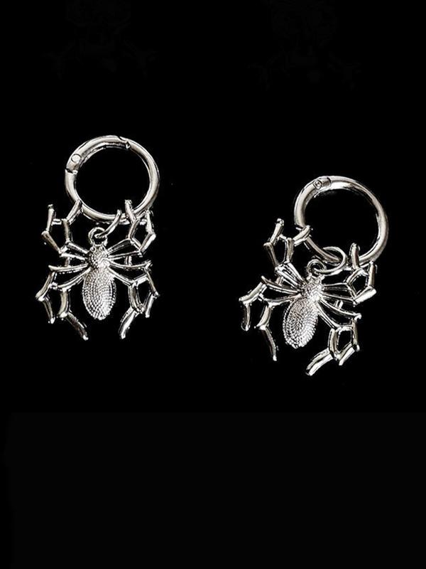 Punk Spider Design Shoe Charms, Fashionable Novelty Shoes Decorations for Clogs, Stylish Shoes Accessories for Women & Men