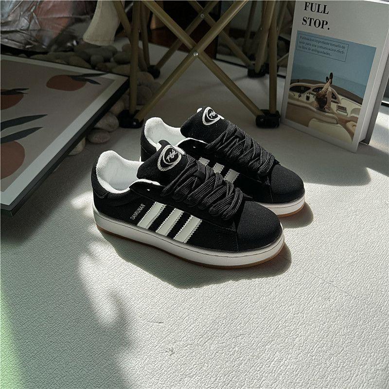 New Style Shoes Tongue Thick Vintage Skateboard Shoes Bread Men's and Women's Casual Campus All-Match Sports Style