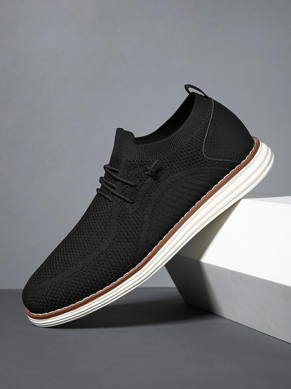 Men's Colorblock Lace Up Low Top Sneakers, Casual Comfortable Breathable Sports Shoes, Fashionable Non-slip Lightweight Shoes for Daily Wear