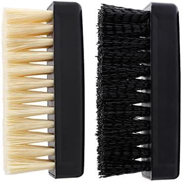 2Pcs Professional Cleaning Shoe Brush Plastic Soft Brush Hard Brush Household Cleaning Set Shoe Care Leather Care Shoe Brushes for Cleaning Footwear Comfort Footwear Comfort Footwear Comfort Bedroom Parent