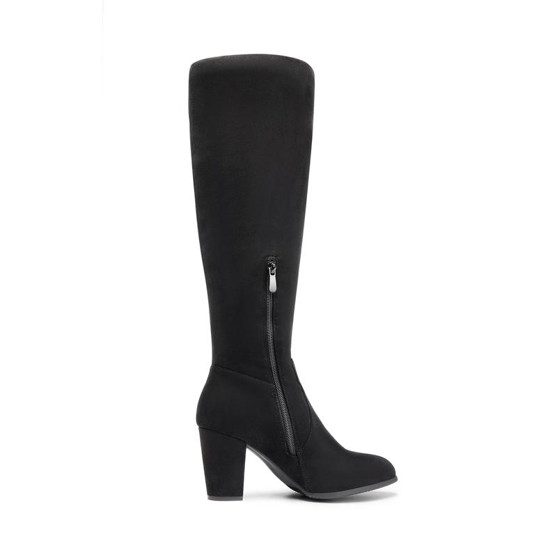 Dream Pairs Pointed Toe Chunky Heel Knee High Boots