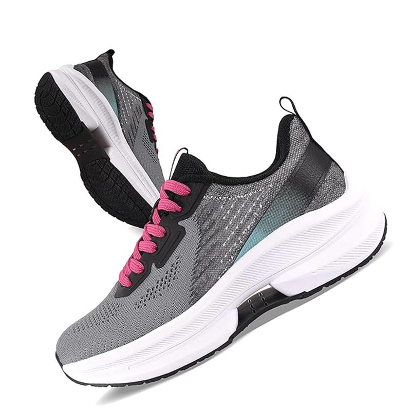 Womens Walking Shoes Non-Slip Sneakers Mesh Athletic Running Shoes Lightweight Fashion Sport Sneakers Female Gym Jogging Shoes Girl Trainer Footwear