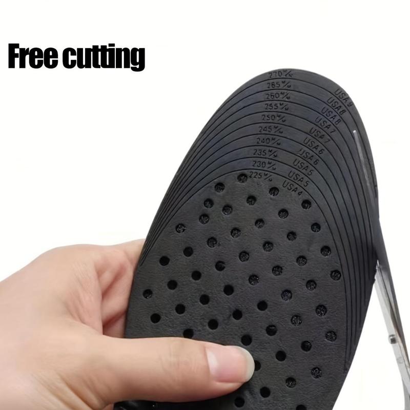 Tailored Height Increasing Insoles, 1 Pair Breathable Comfortable Shoe Insoles, Invisible Height Increasing Insoles for Men & Women