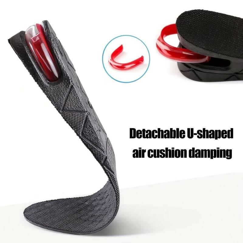 Tailored Height Increasing Insoles, 1 Pair Breathable Comfortable Shoe Insoles, Invisible Height Increasing Insoles for Men & Women