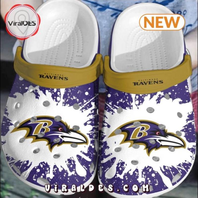 Baltimore Ravens Football Clogs