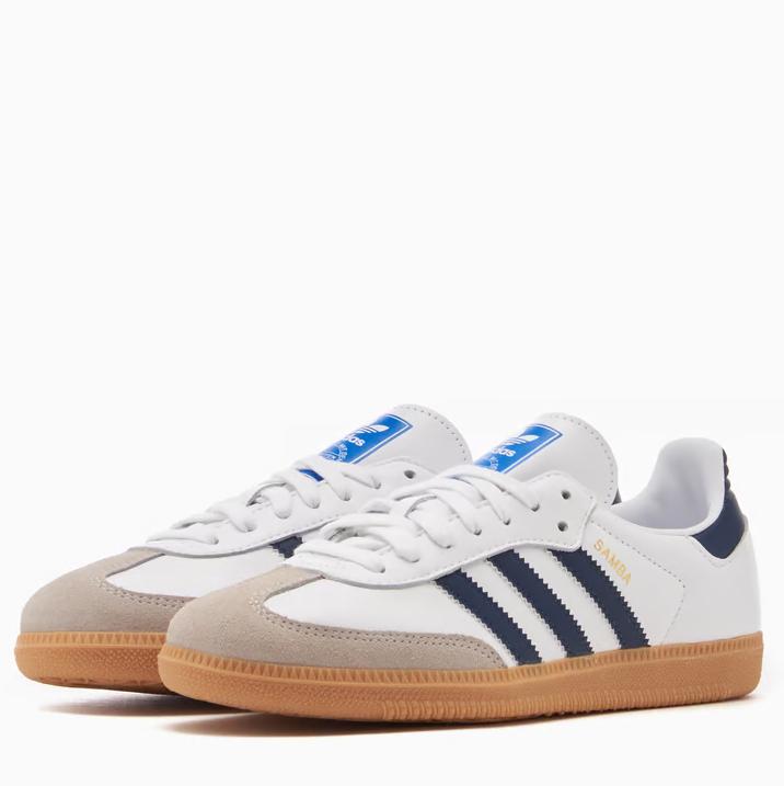 Adidas Samba OG White Night Indigo Gum IF3814 Mens Fashion Shoes New