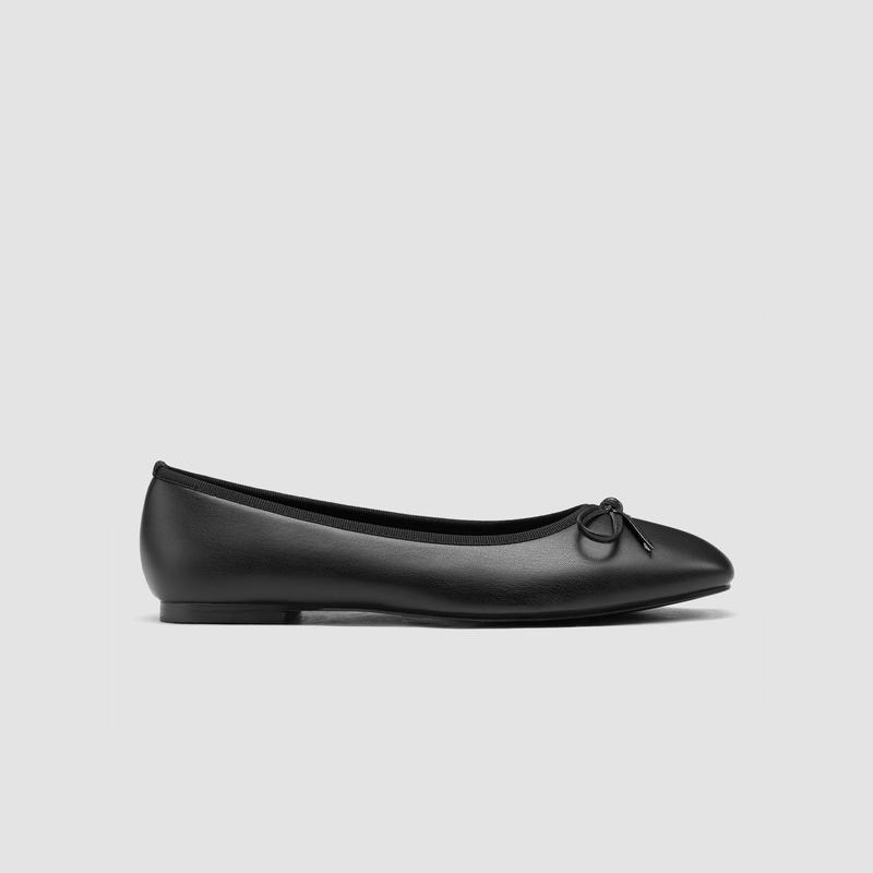 Cider [size 6-11] RECYCLED LEATHER BOWKNOT BALLET FLATS