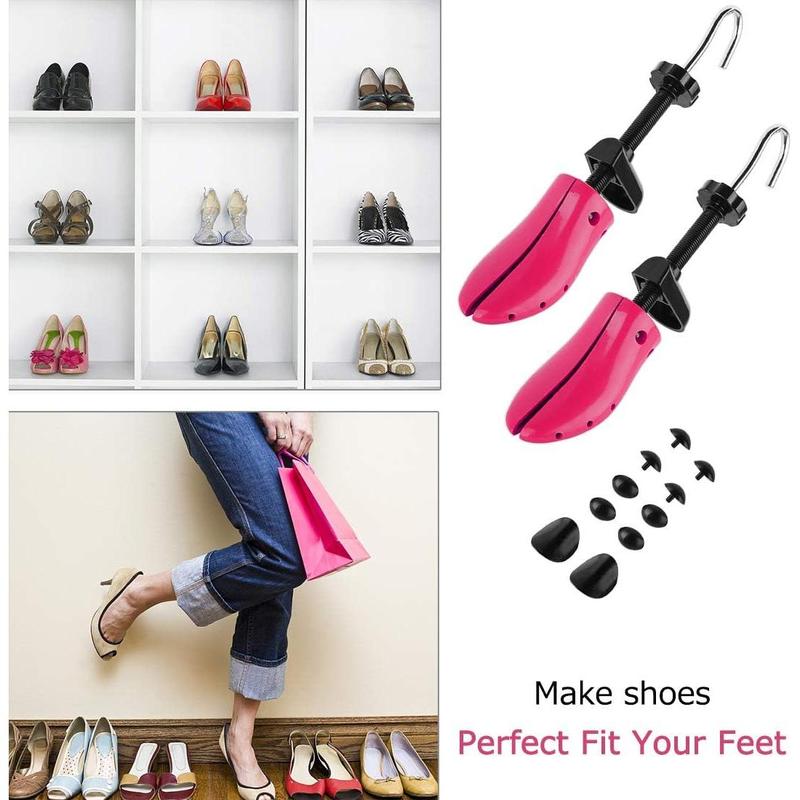 Shoe Stretcher Shoe Trees, Adjustable Length & Width for Men and Women Footwear Leather