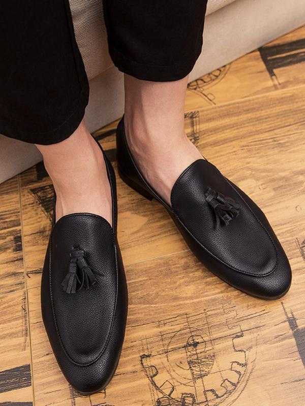 Men's Fashionable Tassel Decorated Loafers, Casual Comfortable Flat Shoes for Daily Wear, Lightweight Breathable Shoes for Men