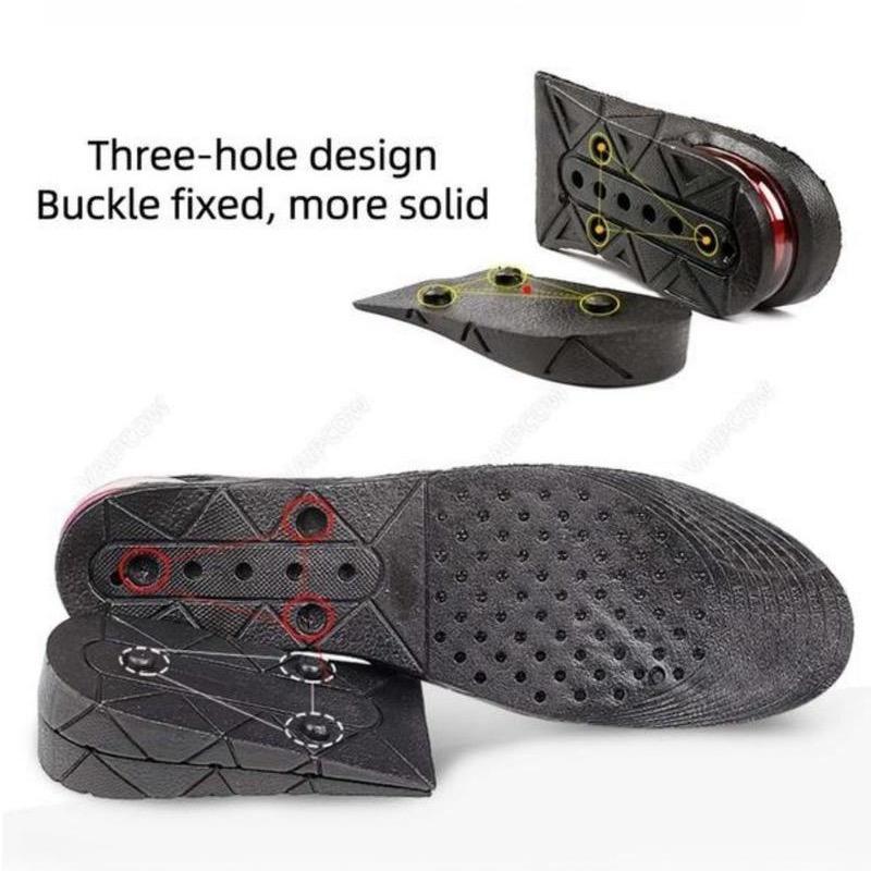 Invisible Height Increasing Removable Insoles, Comfortable Shoes Insert for Mid Top Shoes, Shock Absorption Shoes Insert for Men Women, Christmas Gift