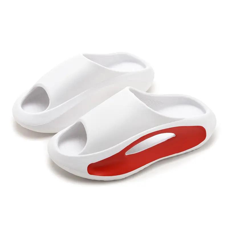 Unisex Cloud Slides, Summer Cushion Foam Platform Slides Slippers, Casual Non-slip Beach Pillow Sandals Shoes For Women Men Footwear Walking Shoes