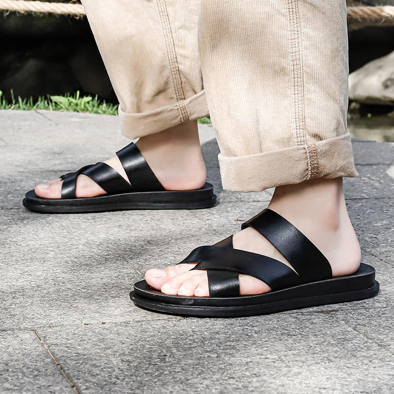 Men's Casual Slippers Comfortable Cool Beach Slippers Outdoor Sandals and Sandals Women's casual slippers