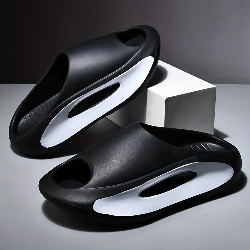 Unisex Cloud Slides, Summer Cushion Foam Platform Slides Slippers, Casual Non-slip Beach Pillow Sandals Shoes For Women Men Footwear Walking Shoes