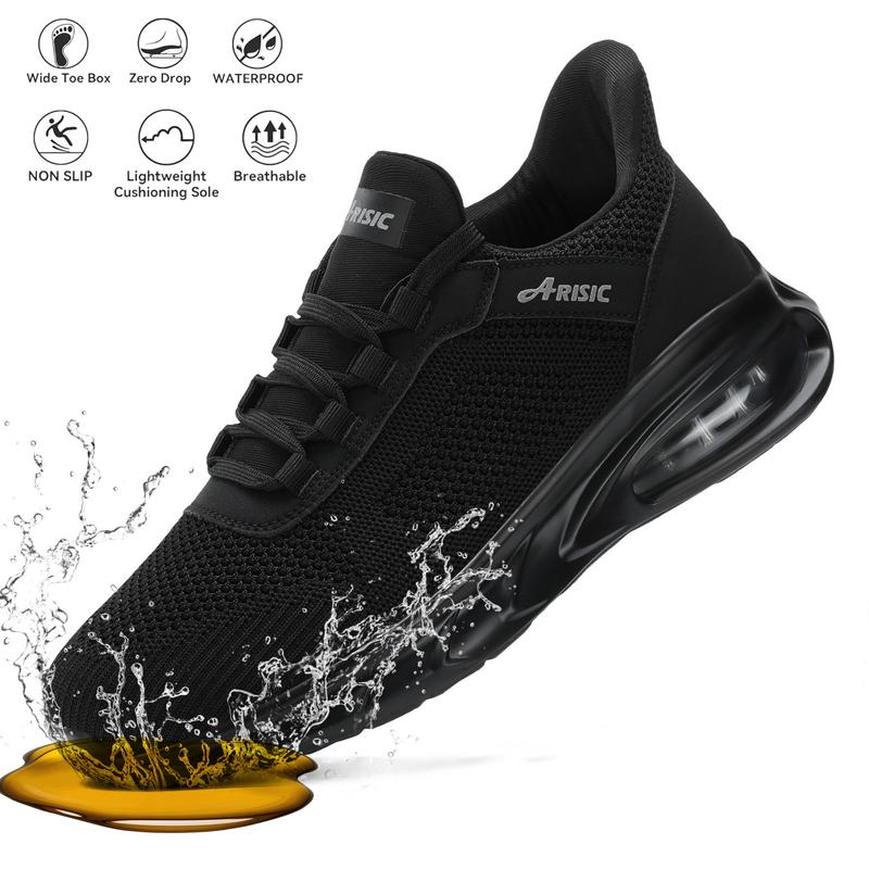 Steel Toe Shoes for Men Women Lightweight Comfortable Work Shoes Indestructible Slip Resistant Safety Shoes with Air Cushion,New Products Exclusive Offer