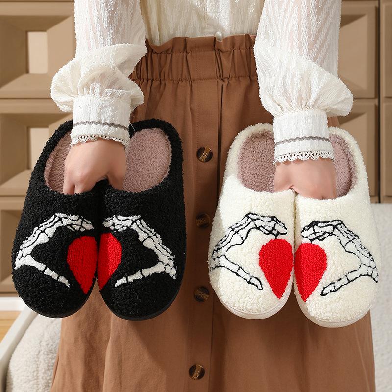 Comfortable women's slippers fuzzy memory cotton comfortable winter cute slippers fashionable indoor soft warm slippers Girl Walking Shoes