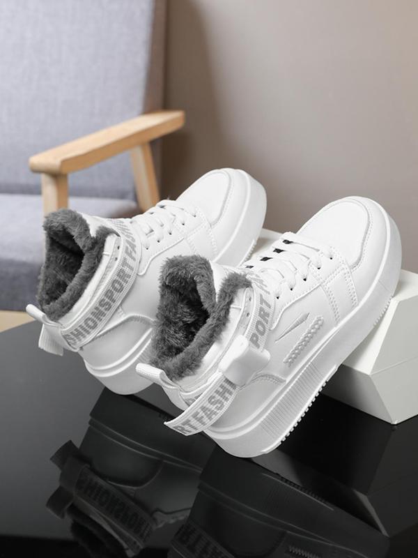 Men's Fashionable Plaid Pattern High Top Sneakers, Casual Comfortable Sports Shoes for Daily Wear, Male All-match Round Toe Shoes for Daily Wear