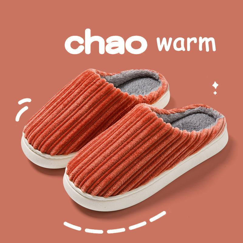 Womens Slippers Cotton Warm Memory Foam Anti-Slip House Shoes Comfortable Cotton Slippers Home Bedroom Shoes Indoor & Outdoor