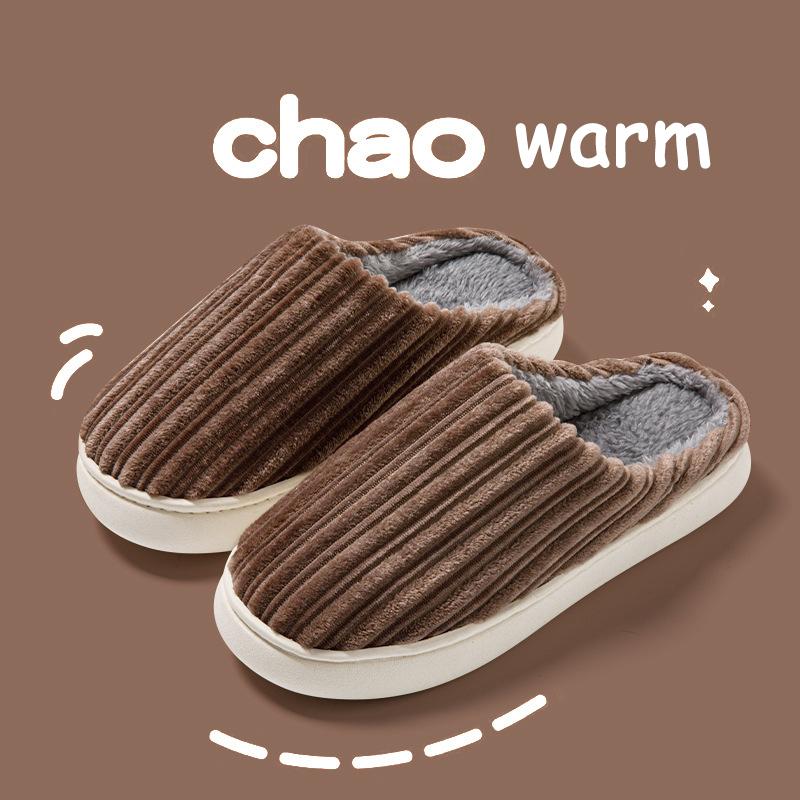 Womens Slippers Cotton Warm Memory Foam Anti-Slip House Shoes Comfortable Cotton Slippers Home Bedroom Shoes Indoor & Outdoor