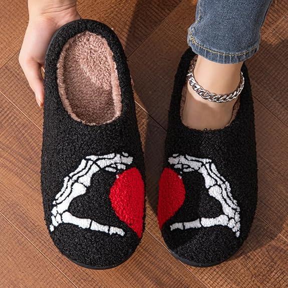 Comfortable women's slippers fuzzy memory cotton comfortable winter cute slippers fashionable indoor soft warm slippers Girl Walking Shoes