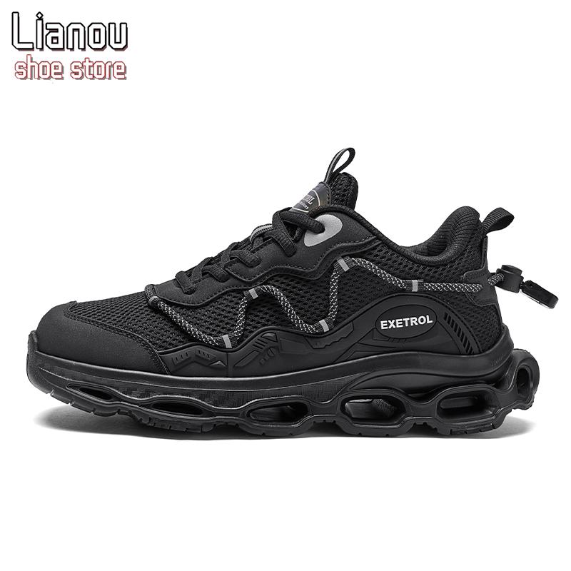 Anti -slip and wear -resistant work Safety shoes breathable and comfortable steel head sneakers solid construction site operation resistance to labor insurance shoes Footwear Worker Walking Shoes Closed Boy labor protection anti-puncture work