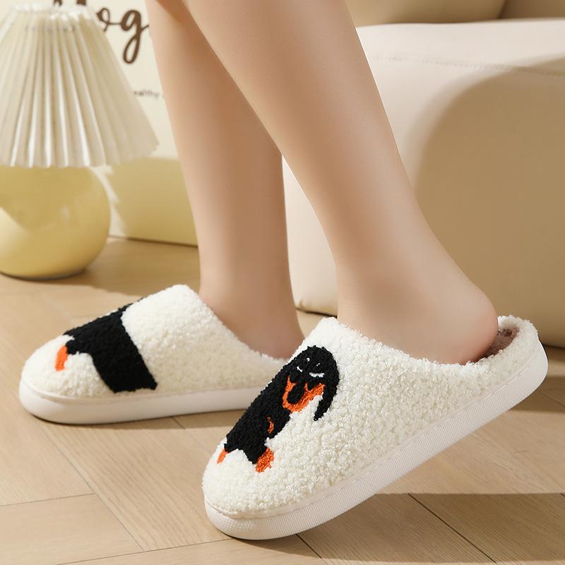 Comfortable women's slippers fuzzy memory cotton comfortable winter cute slippers fashionable indoor soft warm slippers Girl Walking Shoes