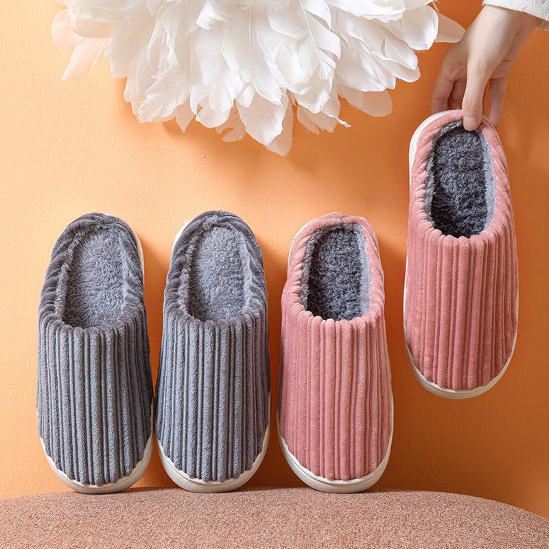 Cotton Slippers for Womens Warm Memory Foam Anti-Slip House Shoes Comfortable Cotton Slippers Home Bedroom Shoes Indoor & Outdoor Girl Footwear