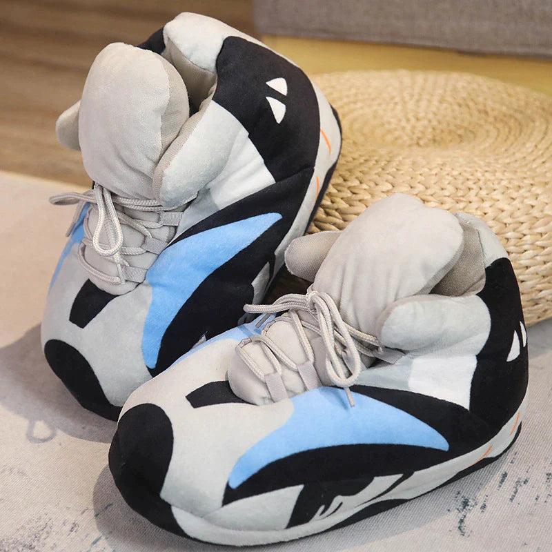 PLUSH Sneaker Slippers Men Women Young Adults House Shoe