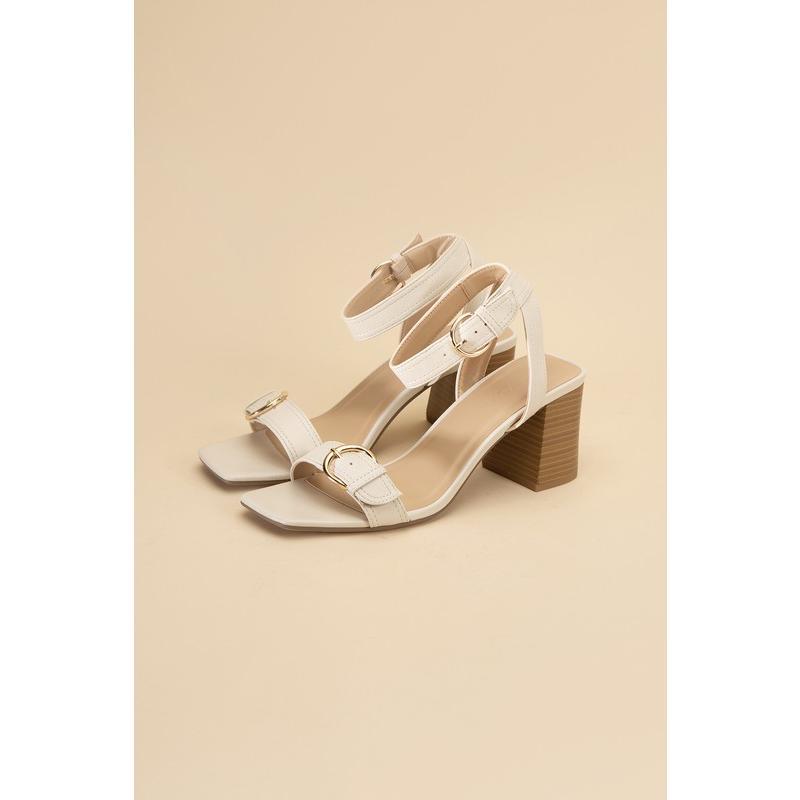 Fortune Dynamic TREATY-S Buckle Sandal Heel Shoe Summer