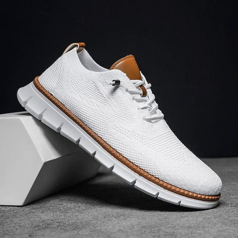 Men Casual Shoes Breeze Stylish Oxfords Fashion Formal Business Urban Shoes for Male Non Slip Dress Sneakers for Party