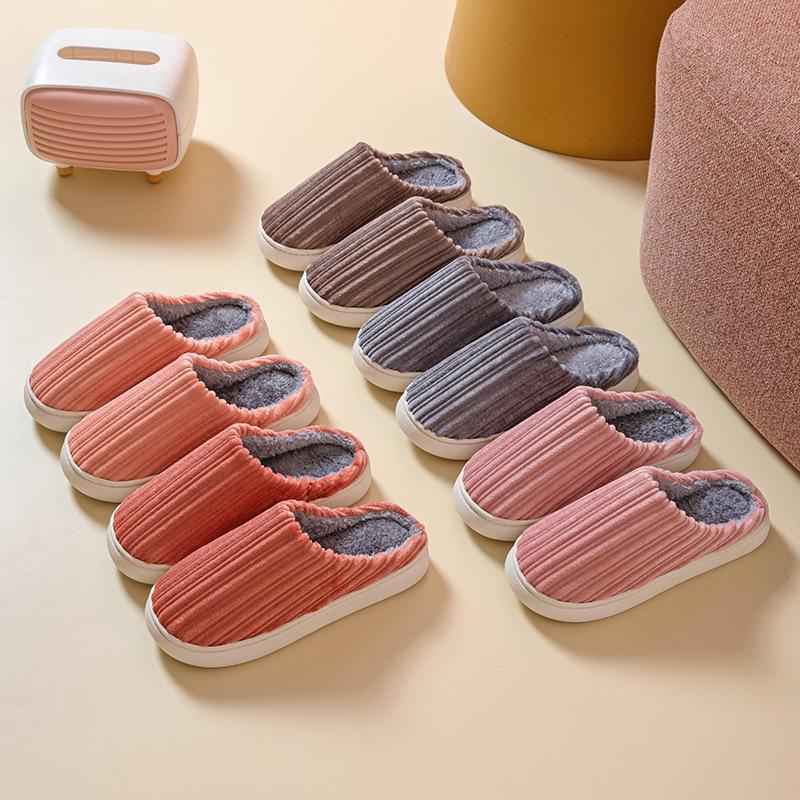 Womens Slippers Cotton Warm Memory Foam Anti-Slip House Shoes Comfortable Cotton Slippers Home Bedroom Shoes Indoor & Outdoor