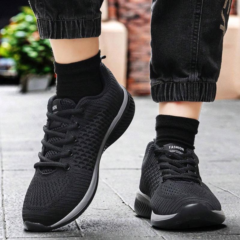 Mens Sneakers Walking Shoes - Memory Foam Athletic Tennis Running Workout Gym Ultra Lightweight Breathable Jogging Sports Shoes Slip on Casual Sneaker