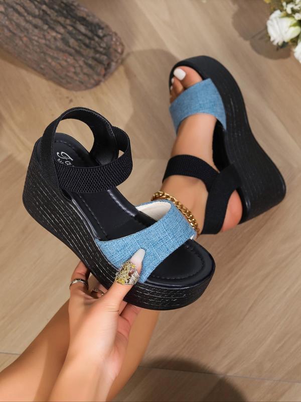 Women's Fashionable Platform Sandals, Casual Versatile Platform Sandals for Summer, Lightweight Breathable Comfortable Shoes for Daily Wear