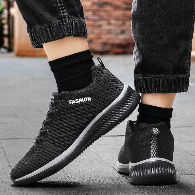 Mens Sneakers Walking Shoes - Memory Foam Athletic Tennis Running Workout Gym Ultra Lightweight Breathable Jogging Sports Shoes Slip on Casual Sneaker