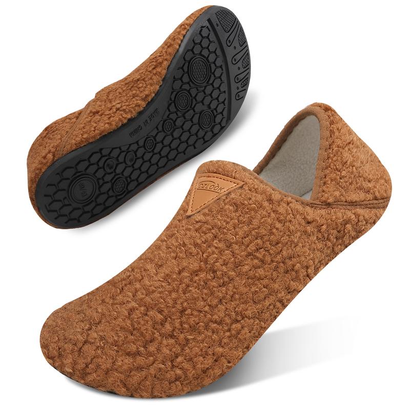 Scurtain Unisex Adults Rubber Sole Slippers