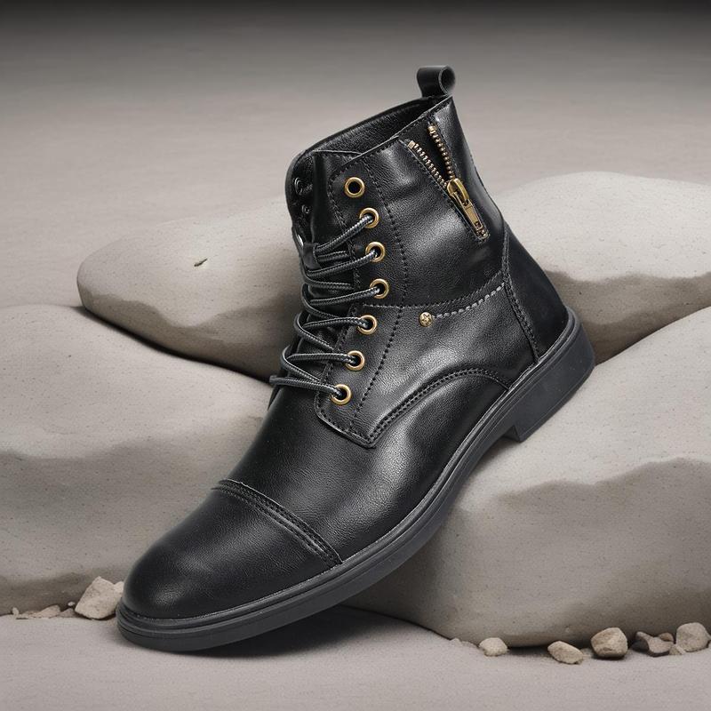 Men's Fashion Boots Classic Combat Boots Dress Boots