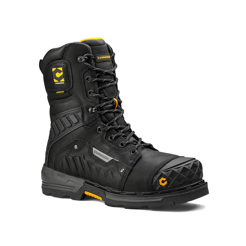 Scorpion 9” Comp Toe Men’s Waterproof Work Boot - Black