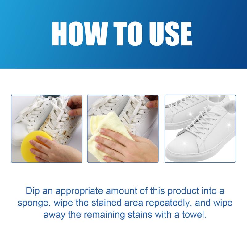 Multi-functional white shoe detergent, sports shoes small white shoes to clean the bright white to yellow detergent Footwear Comfort Walking Parent Bedroom Bridal