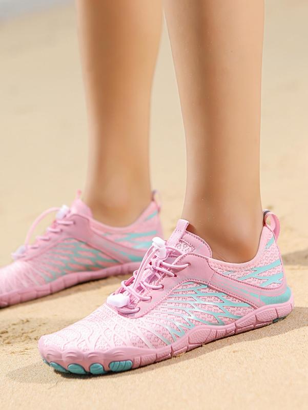 Summer 2024 Sporty Water Shoes, Plain Lightweight Creek Shoes for Beach Vacation, Barefoot Shoes for Women, Quick Dry Breathable Creek Shoes, Athletic Training Sports Shoes, Girl's Back To School Fall