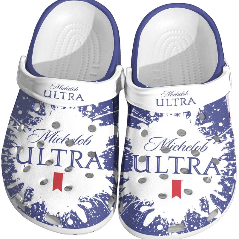 Michelob Ultra Clogs, Michelob Ultra Shoes, Beer CLogs Footwear, Drink Beer Shoes