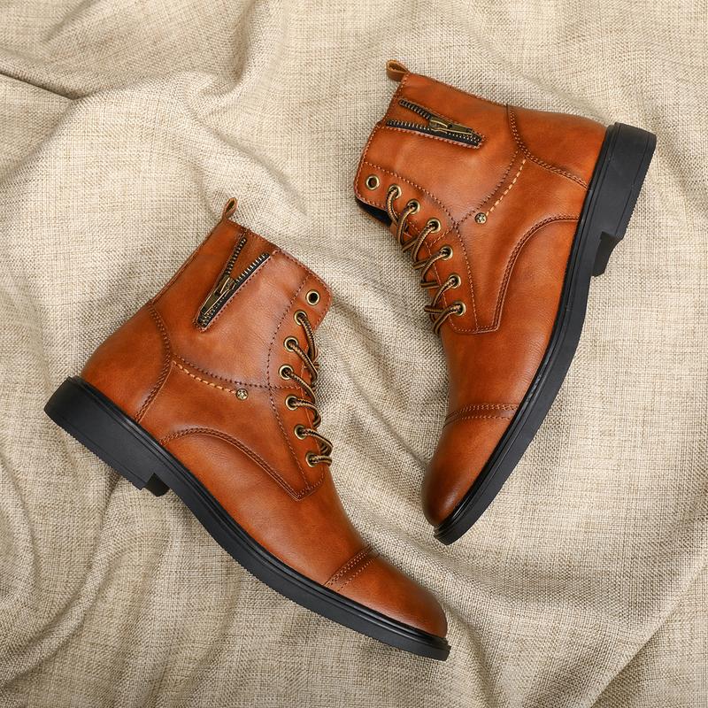 Men's Fashion Boots Classic Combat Boots Dress Boots