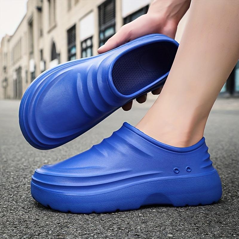 2024 New Men's Shoes Chef Shoes Non-Slip, Waterproof and Oil Resistant for Kitchen Work Bandage Dress Women's Shoes Work Shoes Slip-on Platform