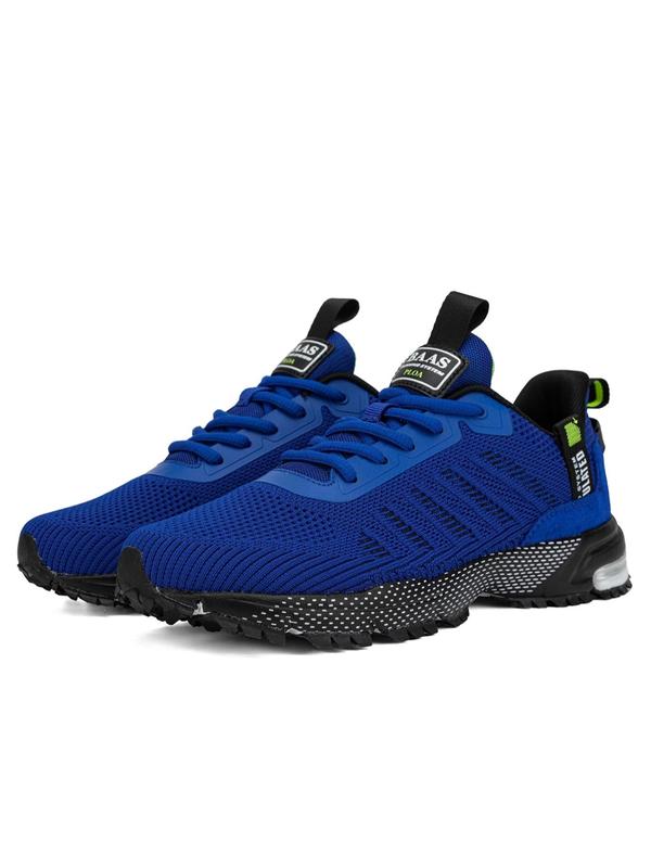 Men's Summer 2024 Letter Design Lightweight Mesh Running Shoes, Fashion Mesh Breathable Sports Shoes, Casual Comfortable Sports Shoes for Daily Wear, Boy's Walking Shoes, Footwear